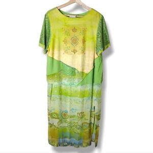 Nancy Bolen For City Girl Vintage Skirt Set Size L Two Piece Top and Skirt